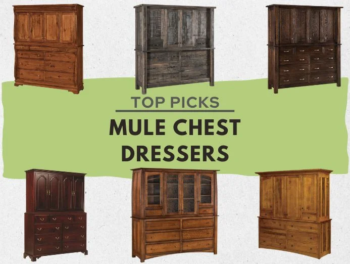 Amish-Made Mule Chest Dressers - Top Picks