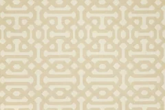 Fretwork Flax fabric