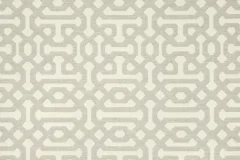 Fretwork Pewter fabric