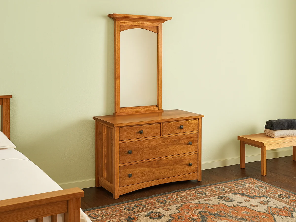 Alpine Small Dresser with Mirror