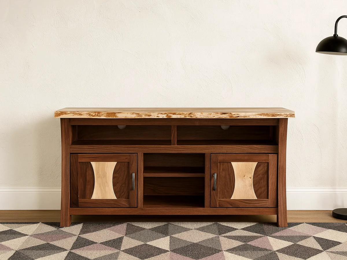 Reed Live Edge Media Console
