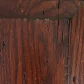 Distressed Carmine (H) stain on Oak
