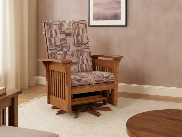 Hallstat Amish Swivel Glider