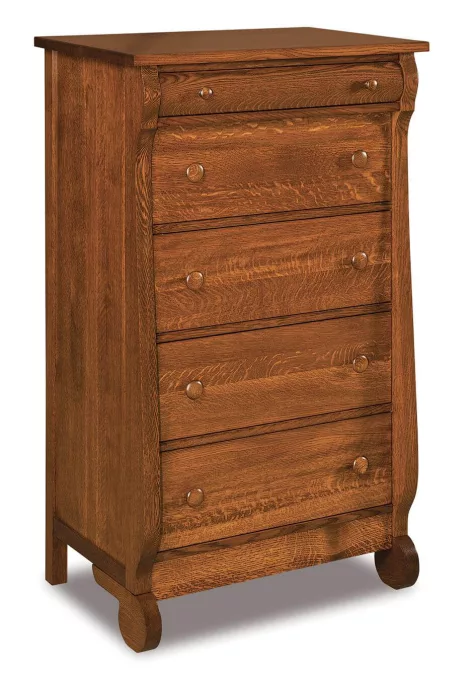 Victoria Sleigh 5-Drawer Chest