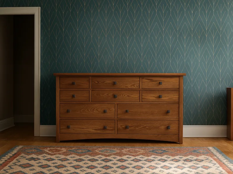 Alpine 10-Drawer Dresser