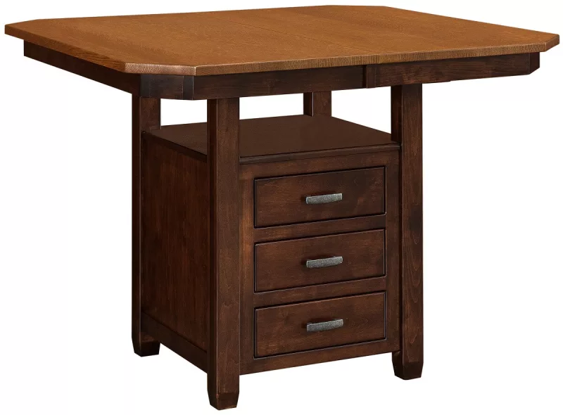 Barrow Bar Table with Storage Drawers