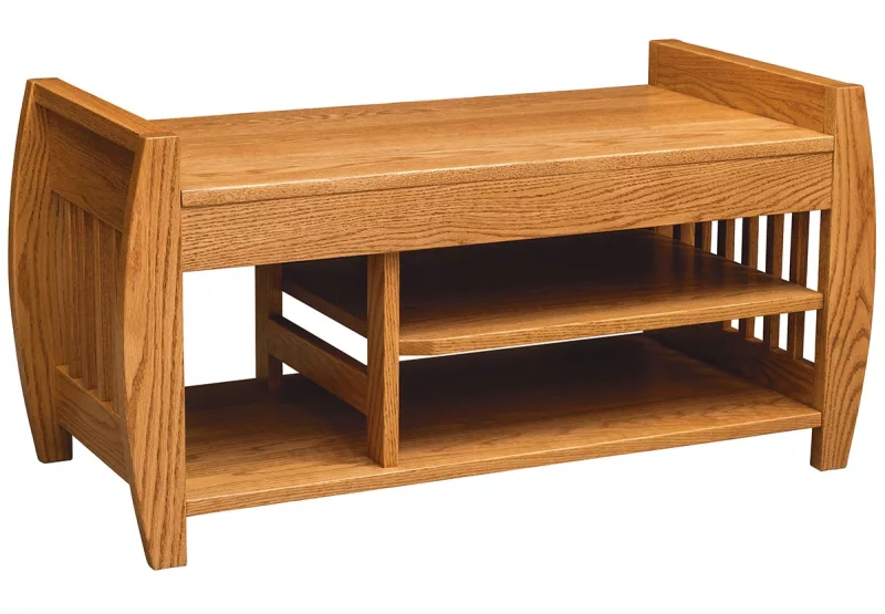 Bermea Amish Storage Bench