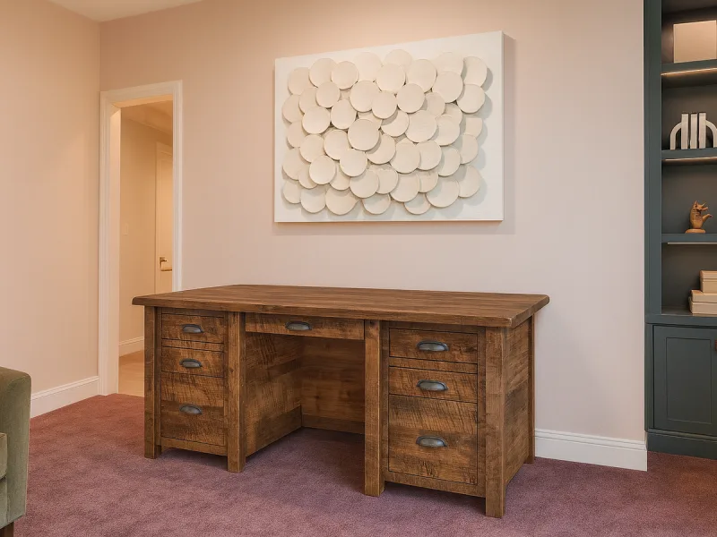 Brodnax Rustic Executive Desk