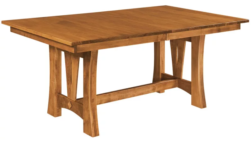 Clover Contemporary Trestle Table
