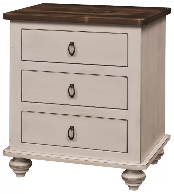 Drayton 3-Drawer Nightstand