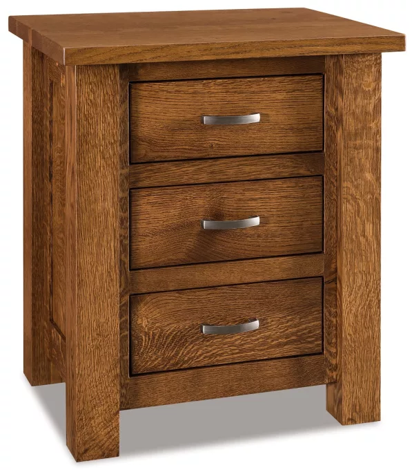 Harper 3-Drawer Nightstand