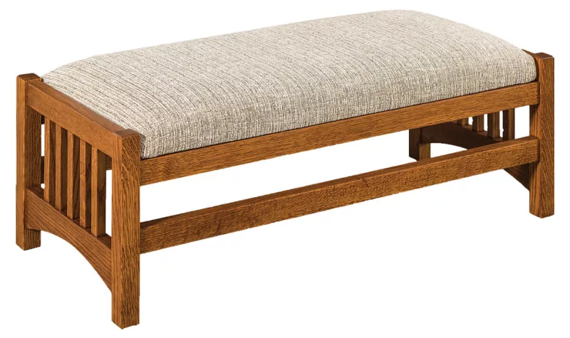 Jerome Slatted Ottoman