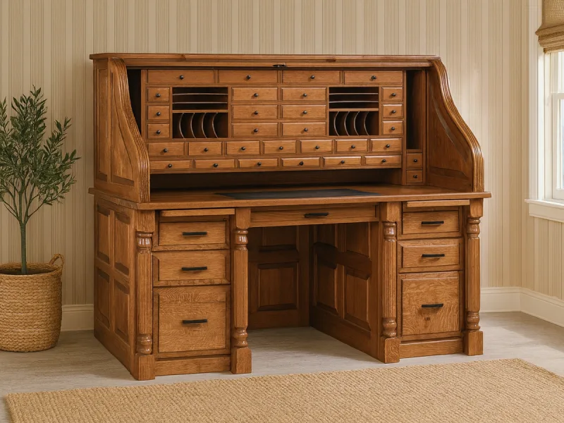 Jonna Amish Rolltop Desk