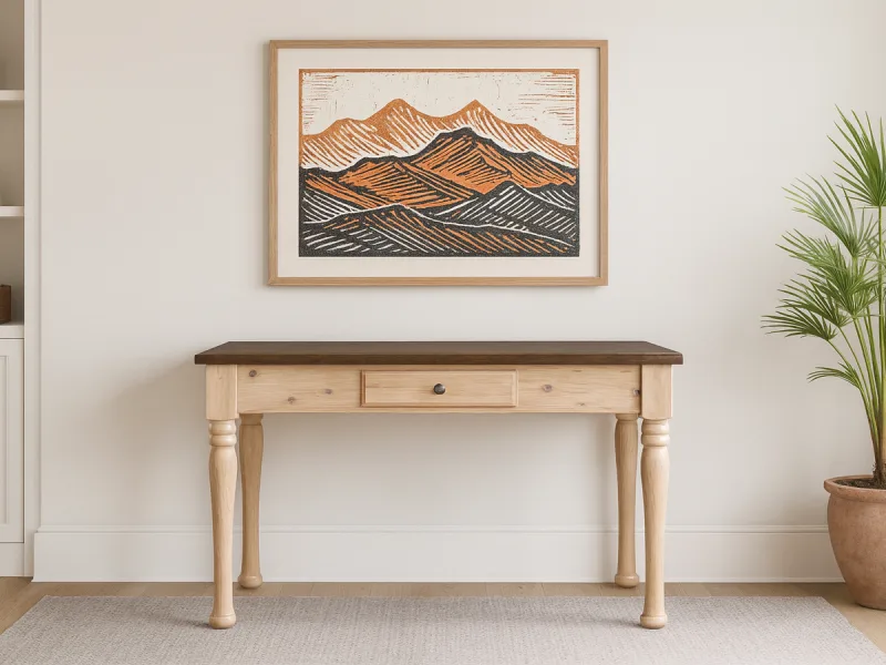 Langley Turned Leg Writing Desk