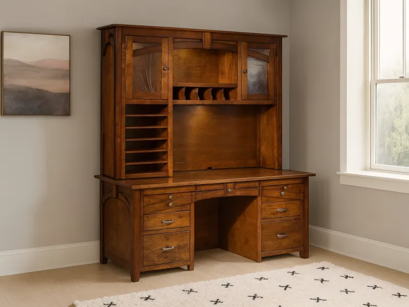 Maxwell Hutch Top Desk