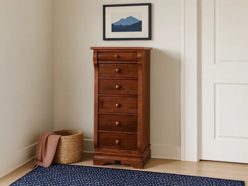 Milwaukee Sleigh 6-Drawer Lingerie Chest