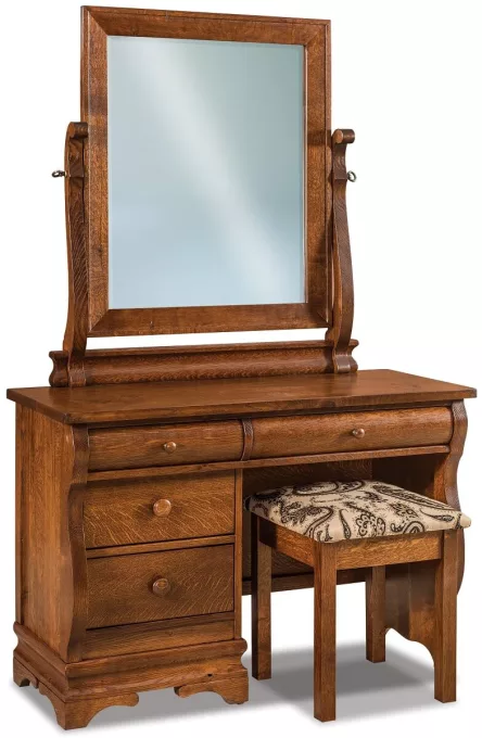 Milwaukee Sleigh Vanity Bench