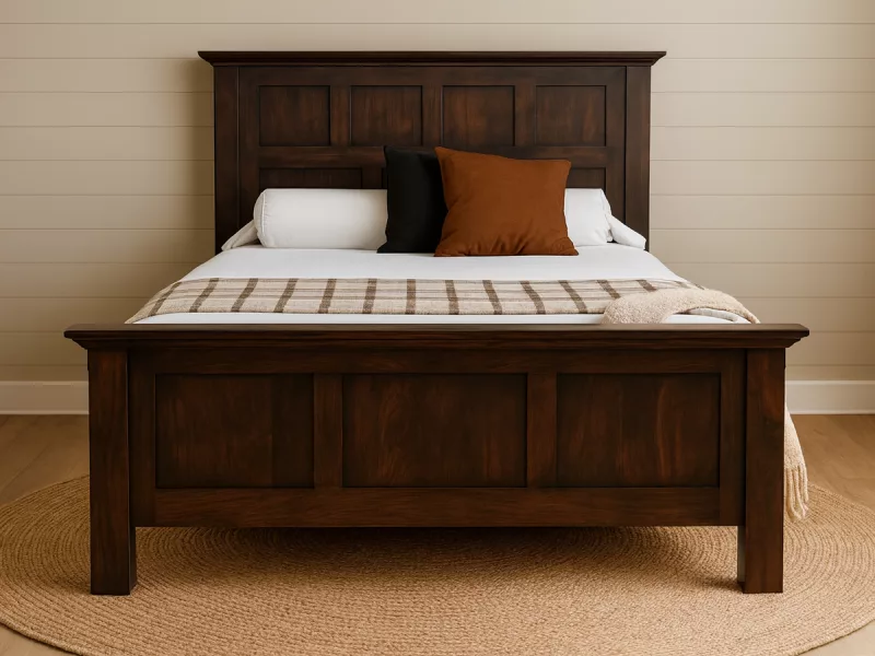 New Milton Amish Panel Bed