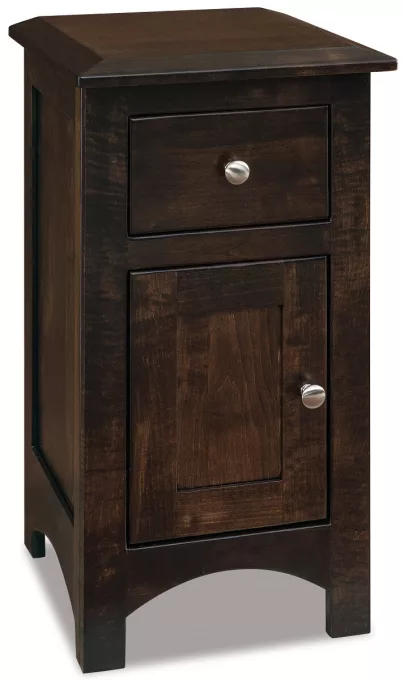 Norway Narrow Door Nightstand