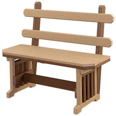 Rio Vista Outdoor Bench with Back