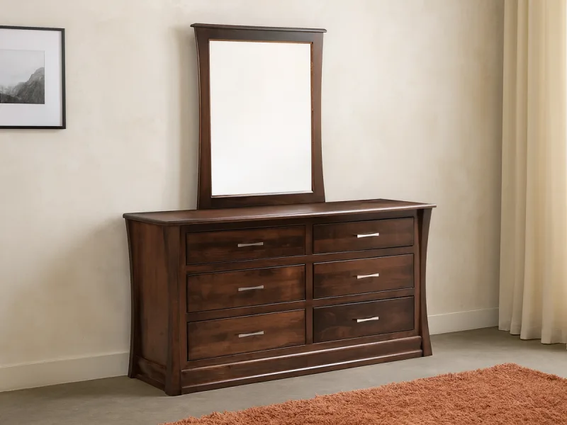 Rosewood Mirror Dresser