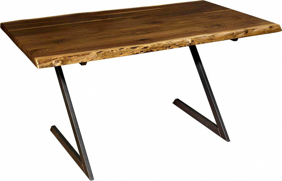 Bradgate Park Live Edge Desk in Walnut