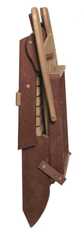 Chair shown folded