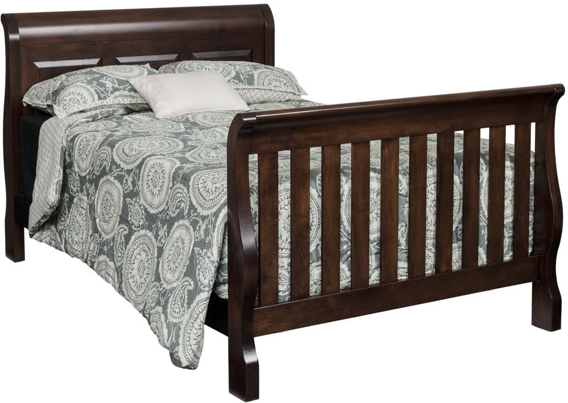 Geneva Panel full size bed conversion