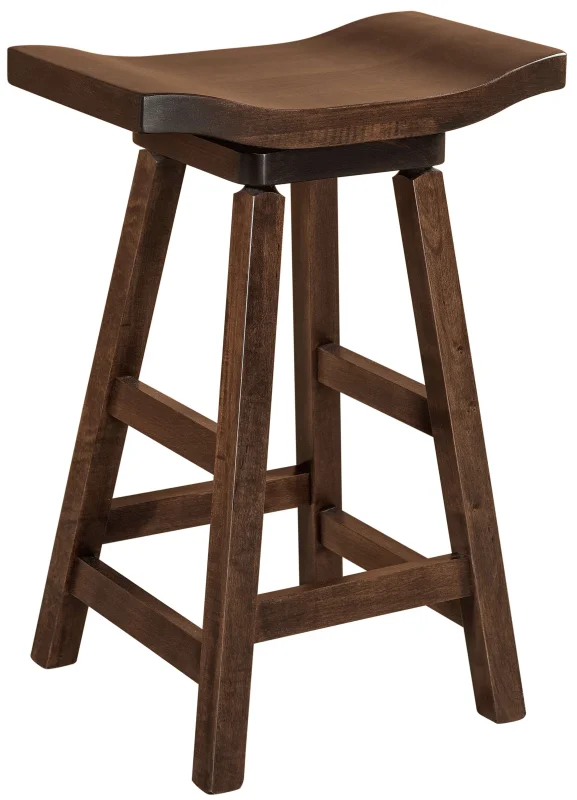 Lennox Swivel Saddle Stool