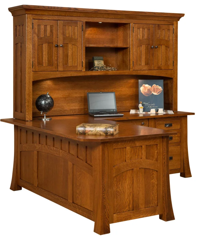 Mission Canyon finished desk back
