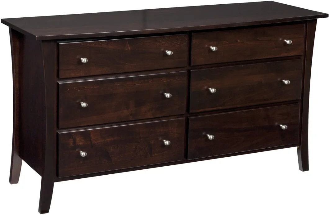 West Village Dresser with Venezuelan Chocolate on Brown Maple