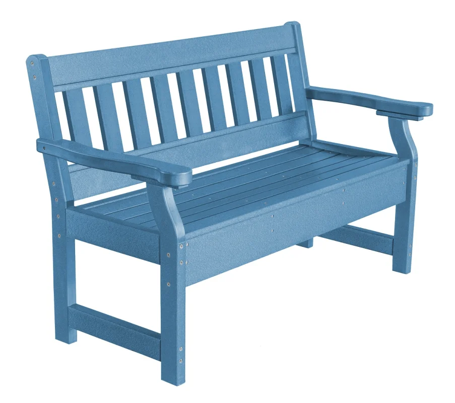 Powder Blue Aden Garden Bench