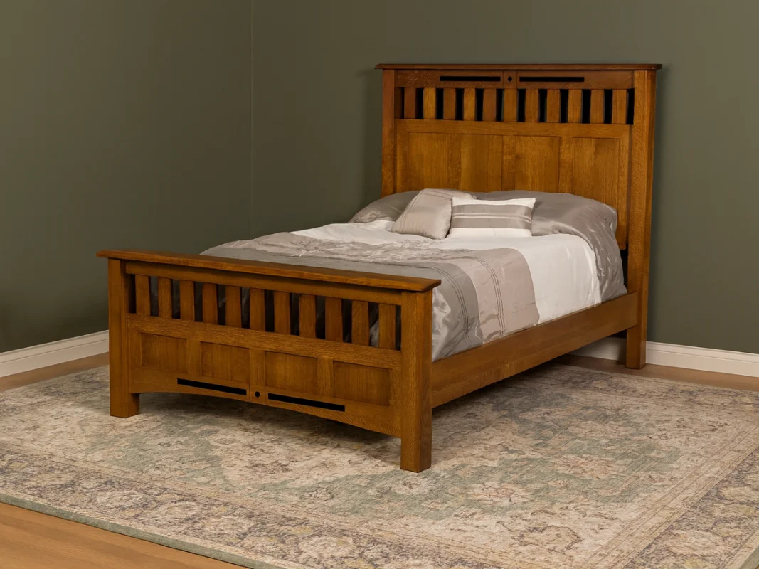 Alpena Slatted Panel Bed