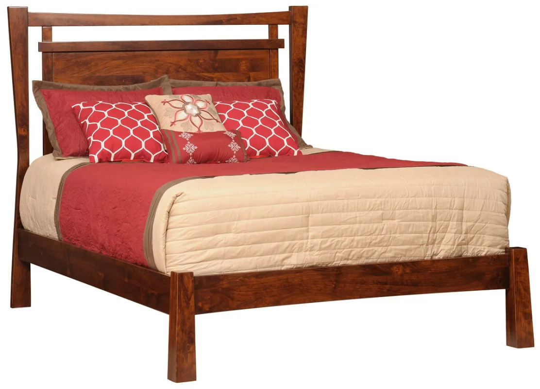 Anacapa Rustic Cherry Panel Bed