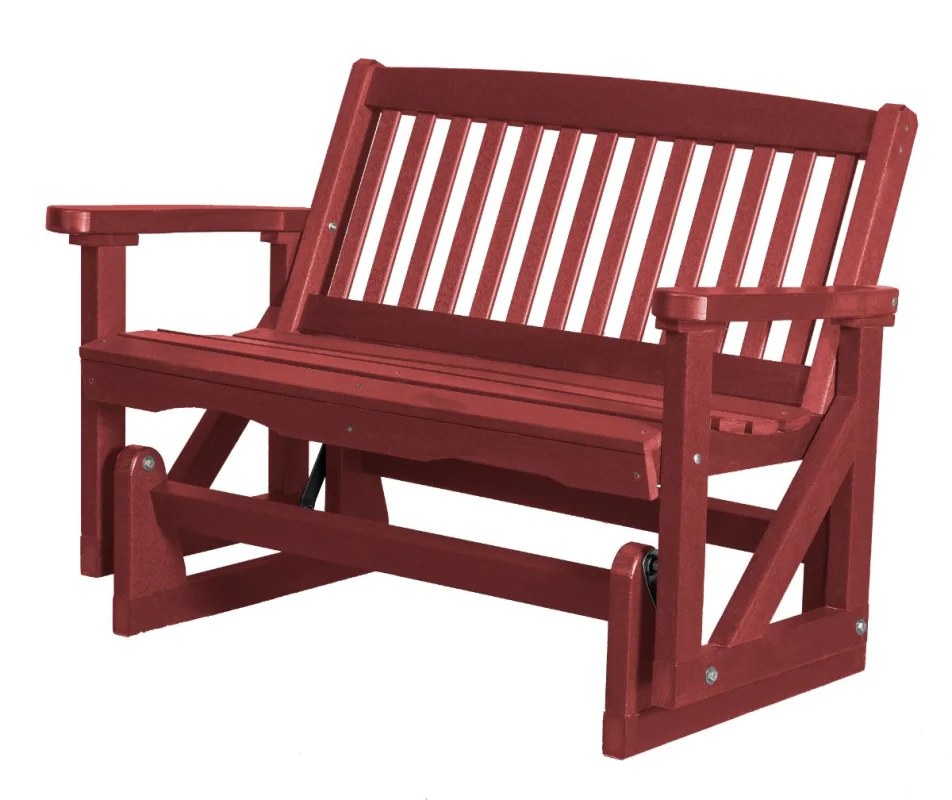 Cherry Wood Aniva Outdoor Double Glider