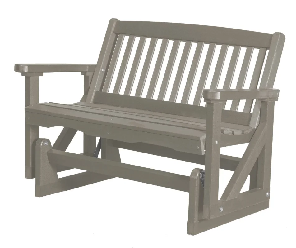 Light Gray Aniva Outdoor Double Glider