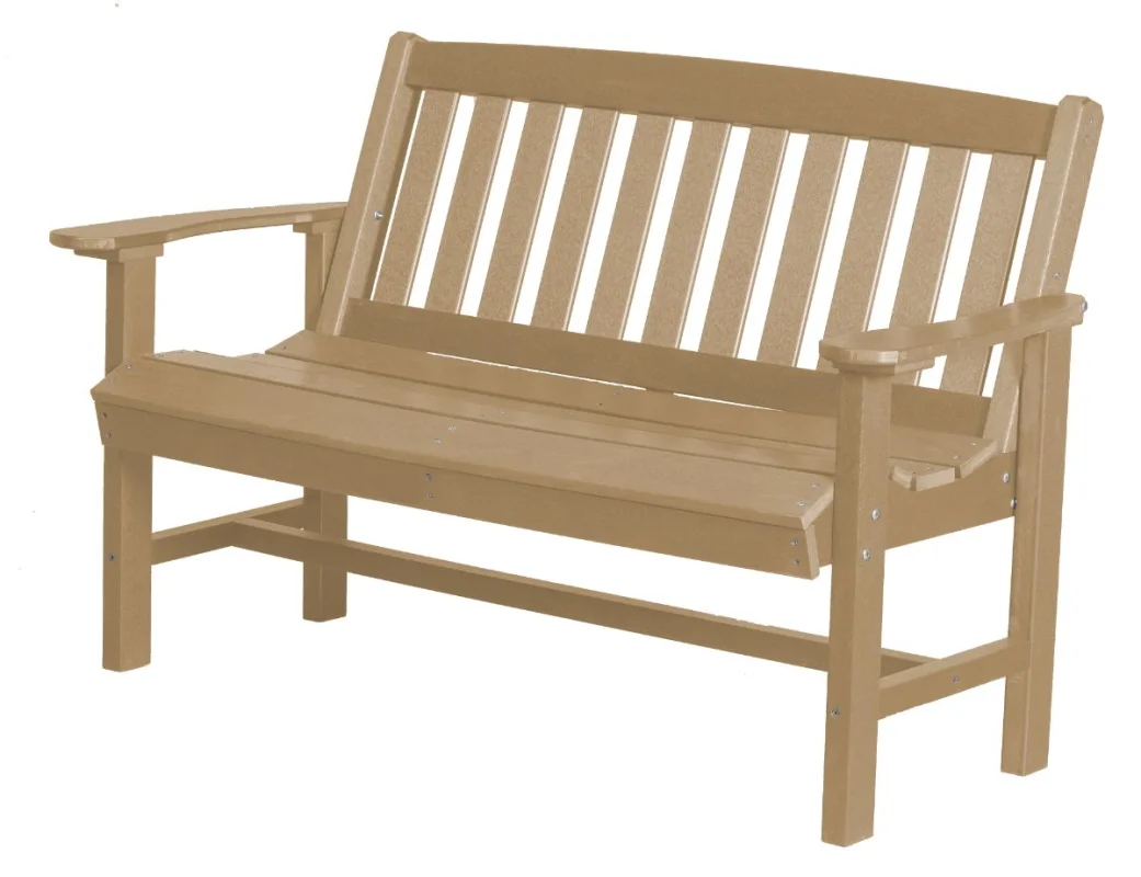 Weathered Wood Aniva Patio Bench