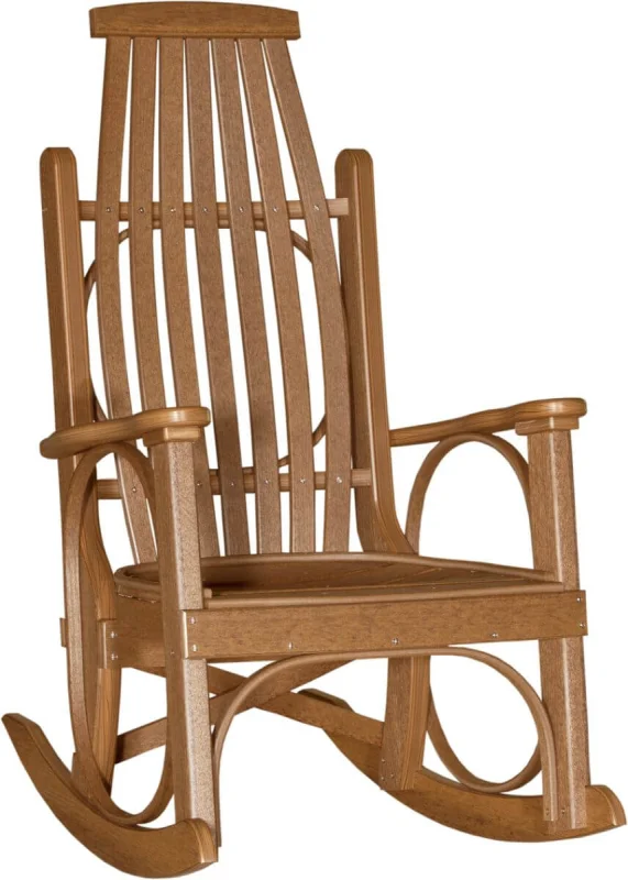 Antique Mahogany Apostle Porch Rocker