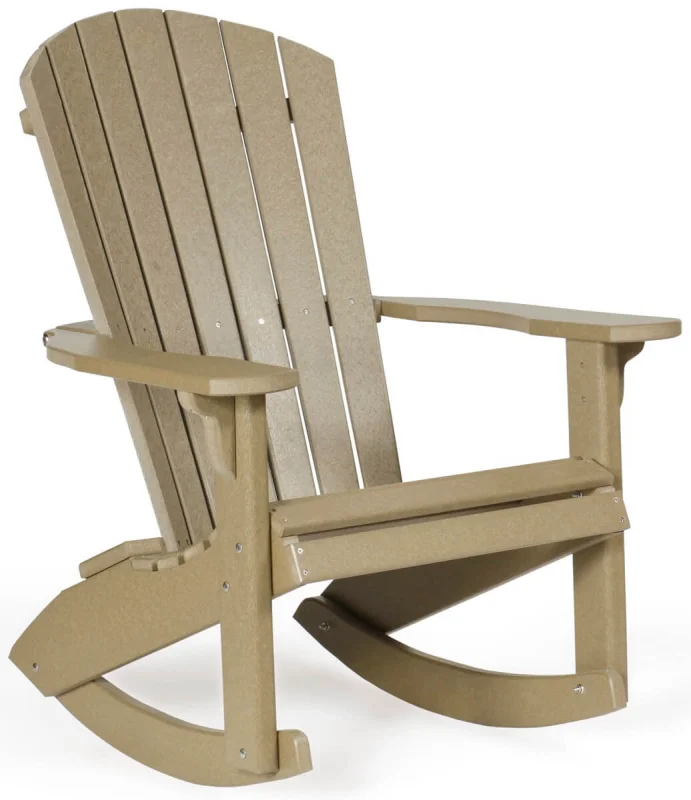 Bahia Adirondack Rocker in Weatherwood