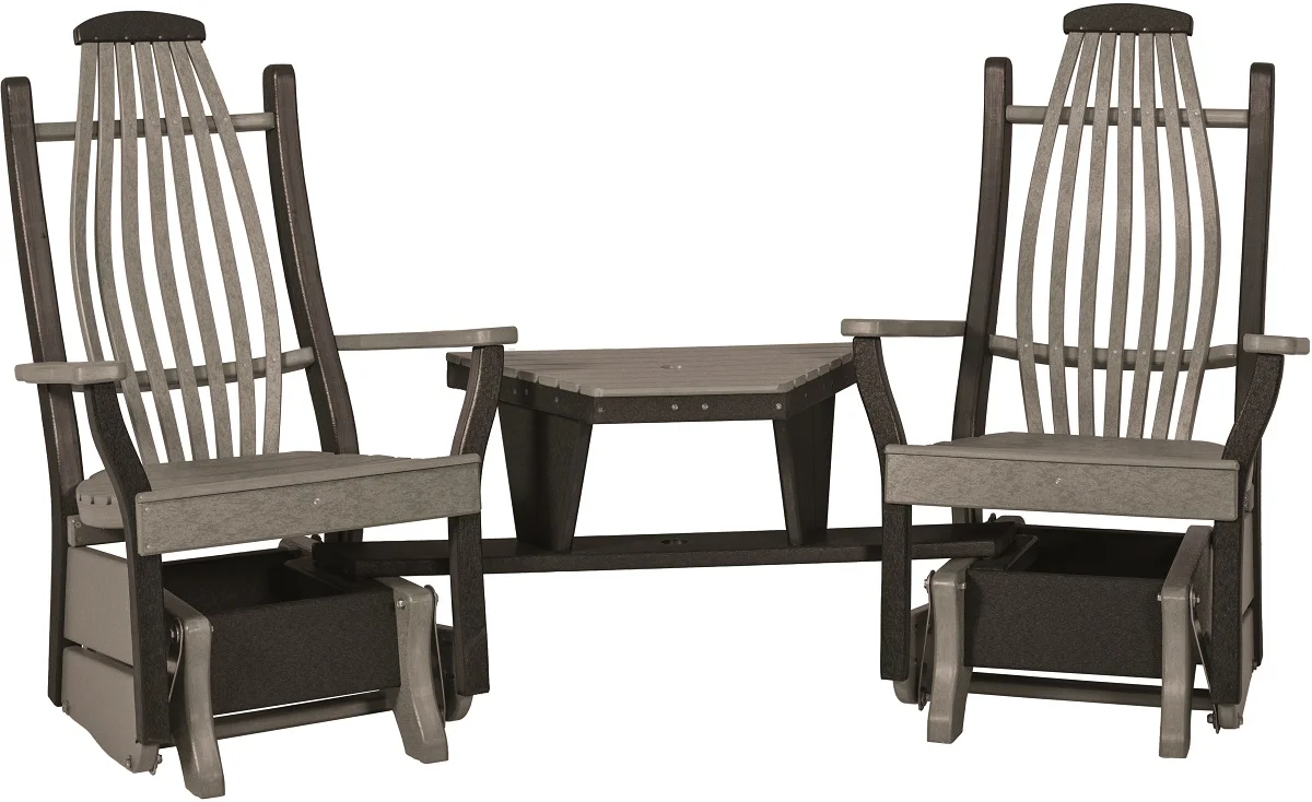 Double Patio Glider with Table