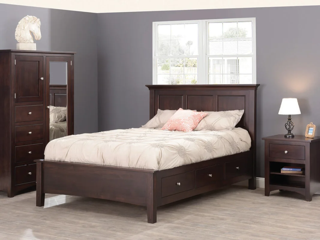 Shown in Brown Maple