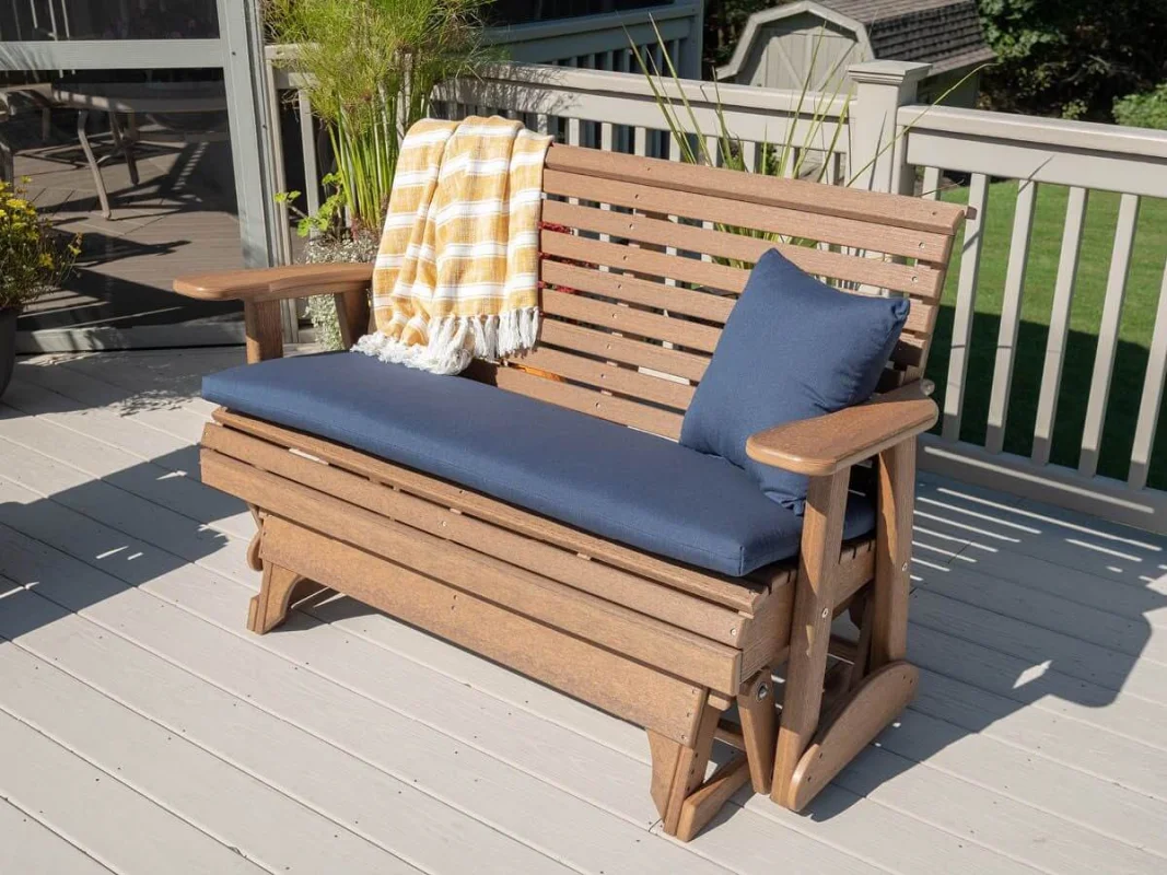 Cape Lookout Patio Glider Bench