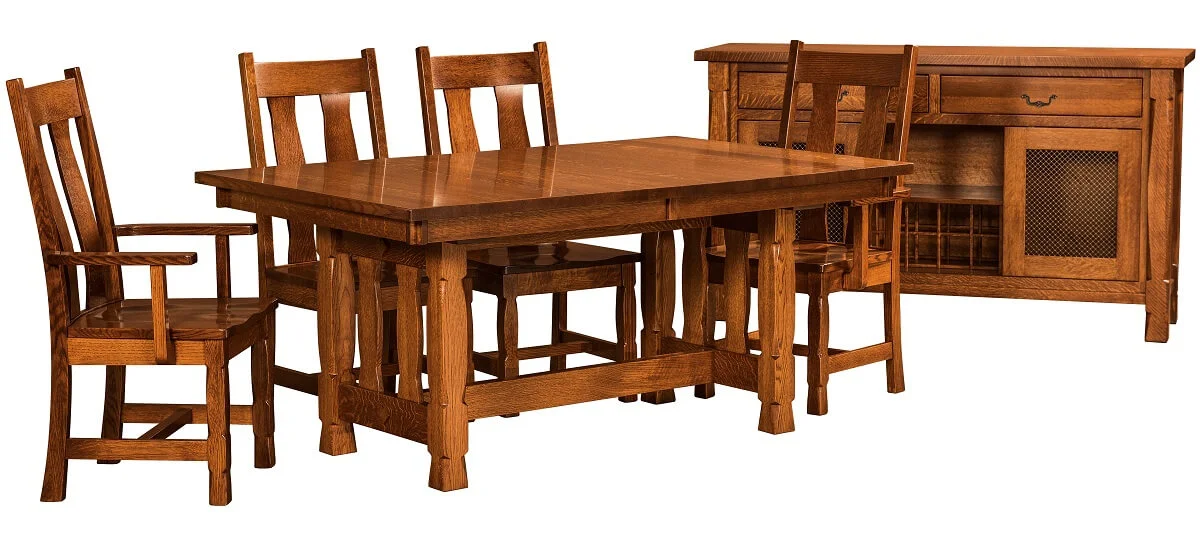 Quartersawn White Oak Dining Set