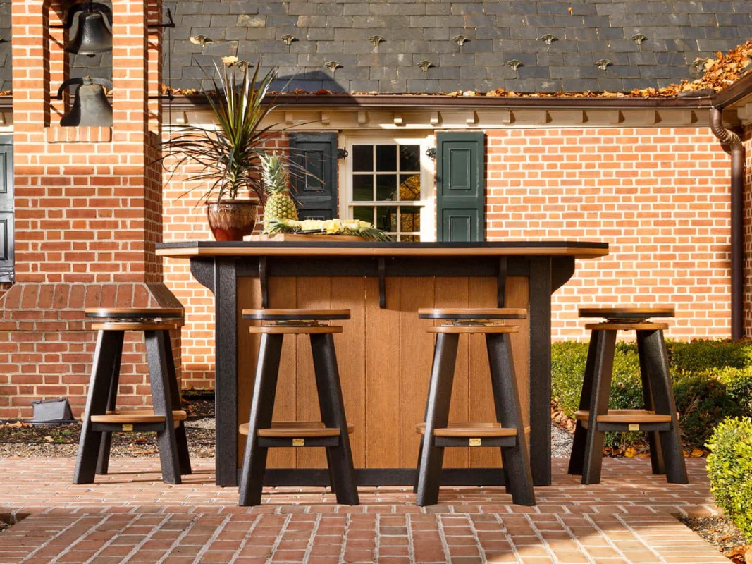 Amish Made Outdoor Bar Table
