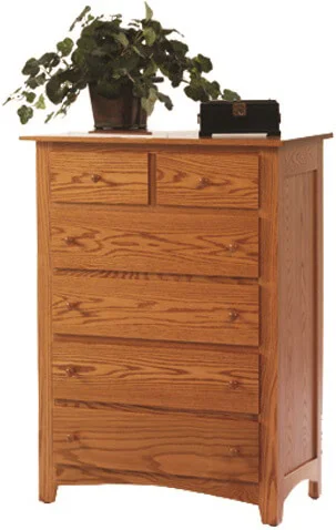 Cascade Locks Solid Wood Chest of Drawers
