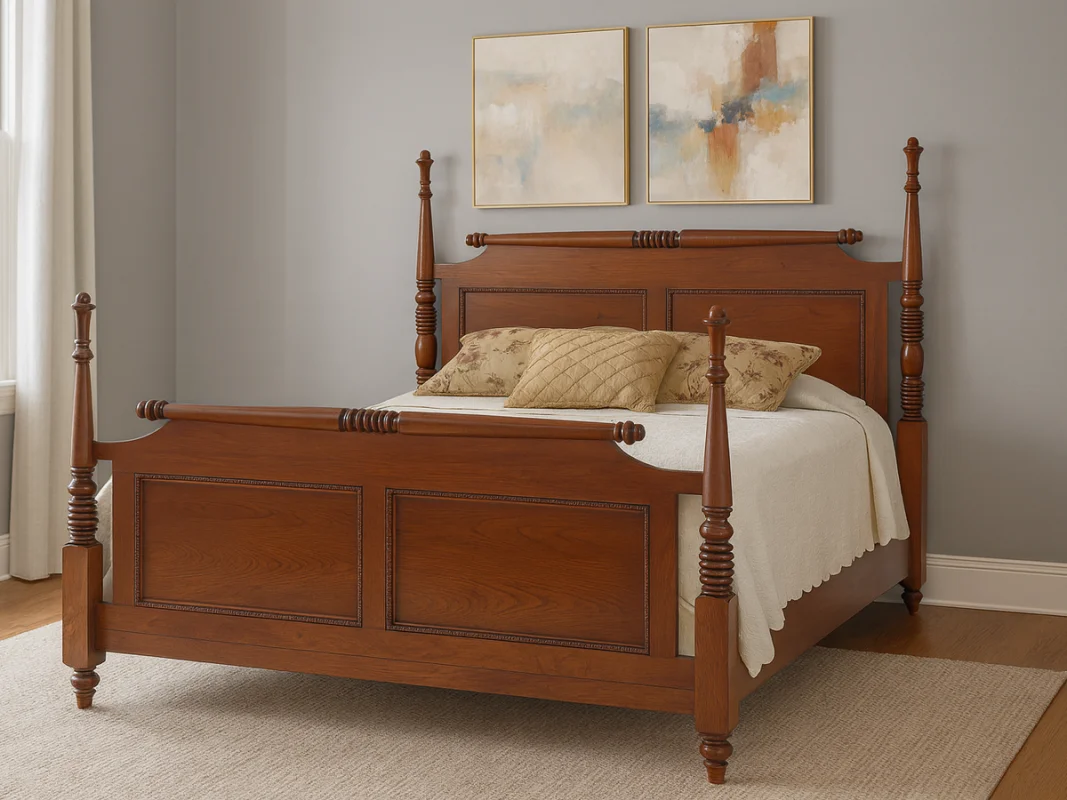 Amish Rolling Pin Bed