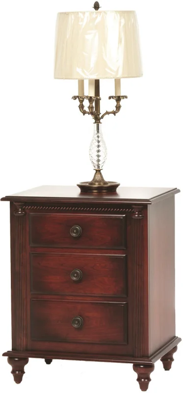 Clair de Lune Small Nightstand in Solid Cherry