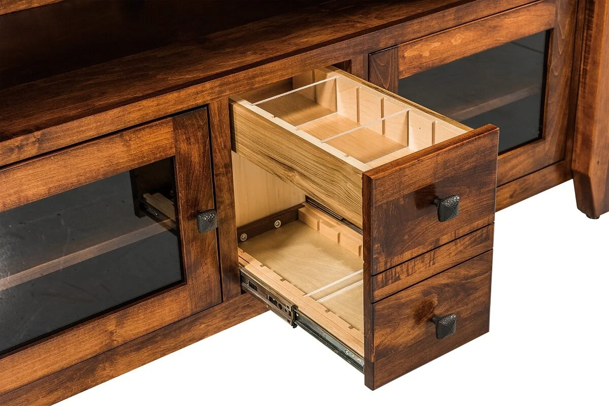DVD Pullout Drawer in TV Console