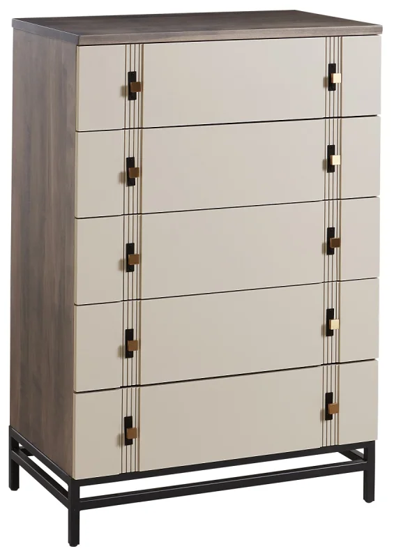Brown Maple Modern Chest