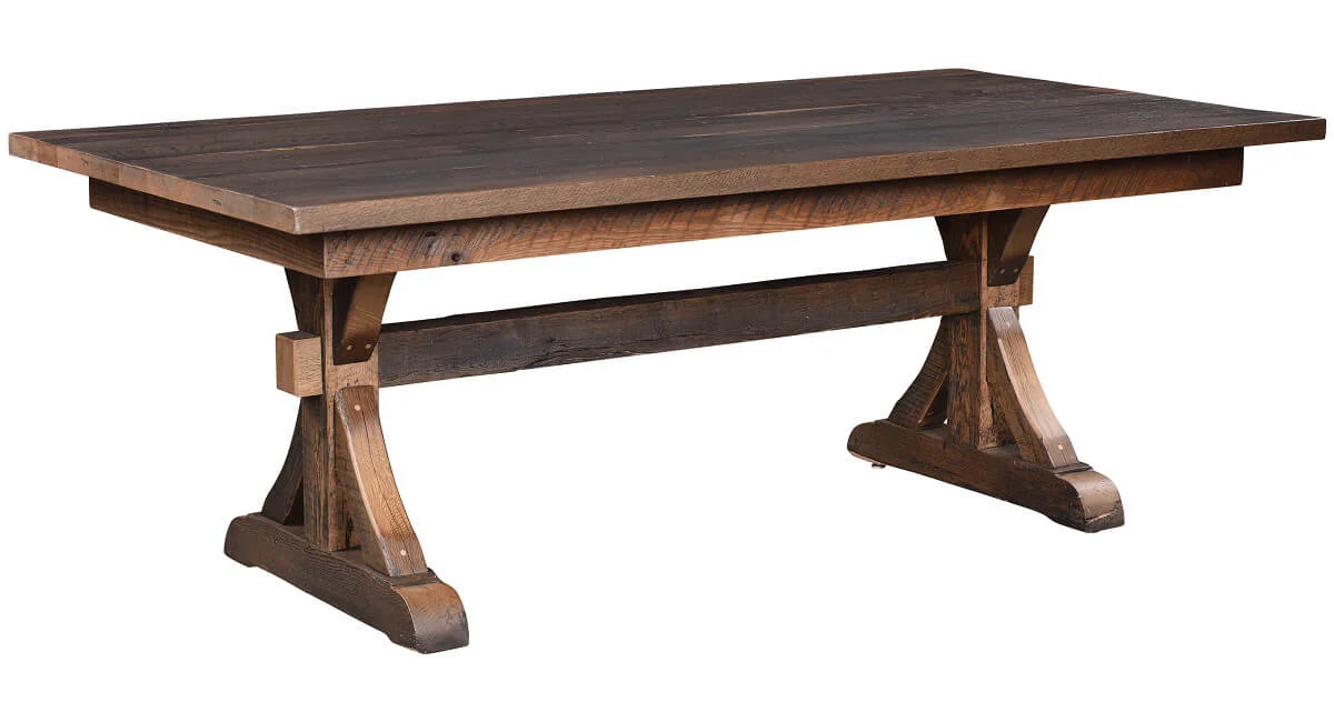 Solid Top Barnwood Table